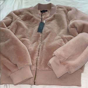 Fashion Nova Snuggle Bug Faux Fur Jacket